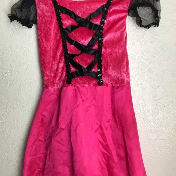 Girl Pink  costume witch size large - Picture 6 of 8
